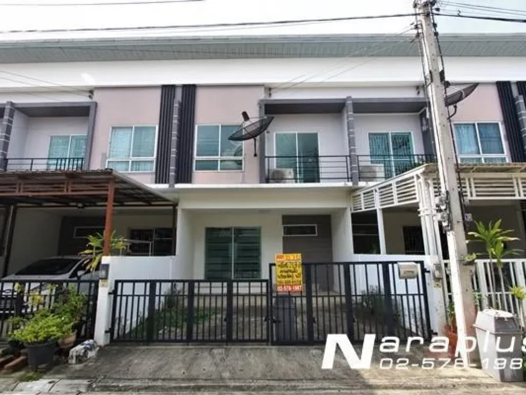 64060398 ทาวน์โฮม 2 ชั้น สไตล์โมเดิร์น โครงการ The Trust Townhome รังสิต - คลอง 1 ของดีราคาถูก