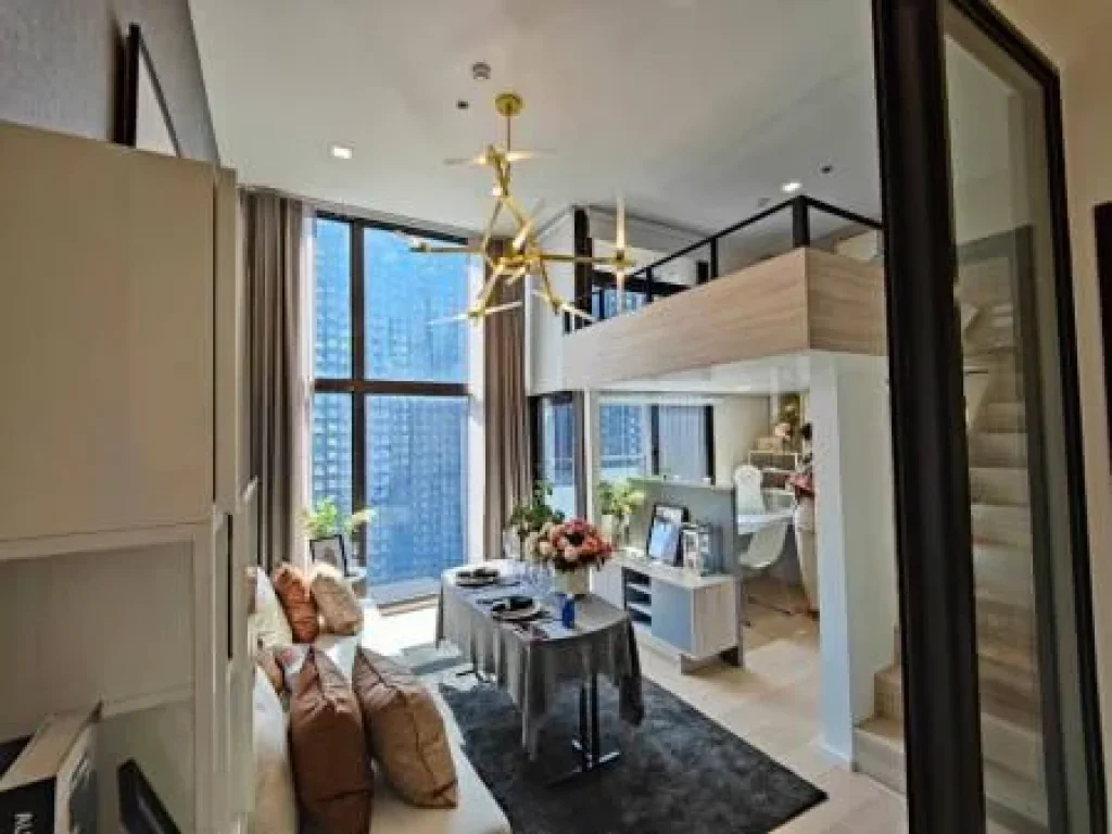 ให้เช่า คอนโด THE LOFTS อโศก 39 ตรม Duplex 1 นอน 1 น้ำ 24000 บาทต่อเดือน