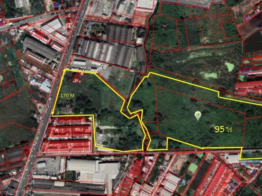 SS238 ขายที่ดิน 95 ไร่ ติดถนนเศรษฐกิจ 1 สมุทรสาคร ผังสีชมพู ราคาถูกที่สุด