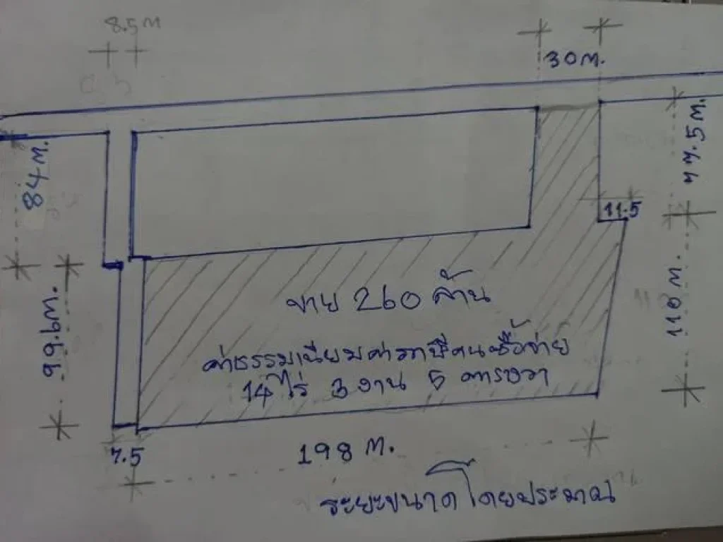 ที่ดินย่านสายไหม ตรงข้ามทางลงมอเตอร์เวย์ฉลองรัตน์