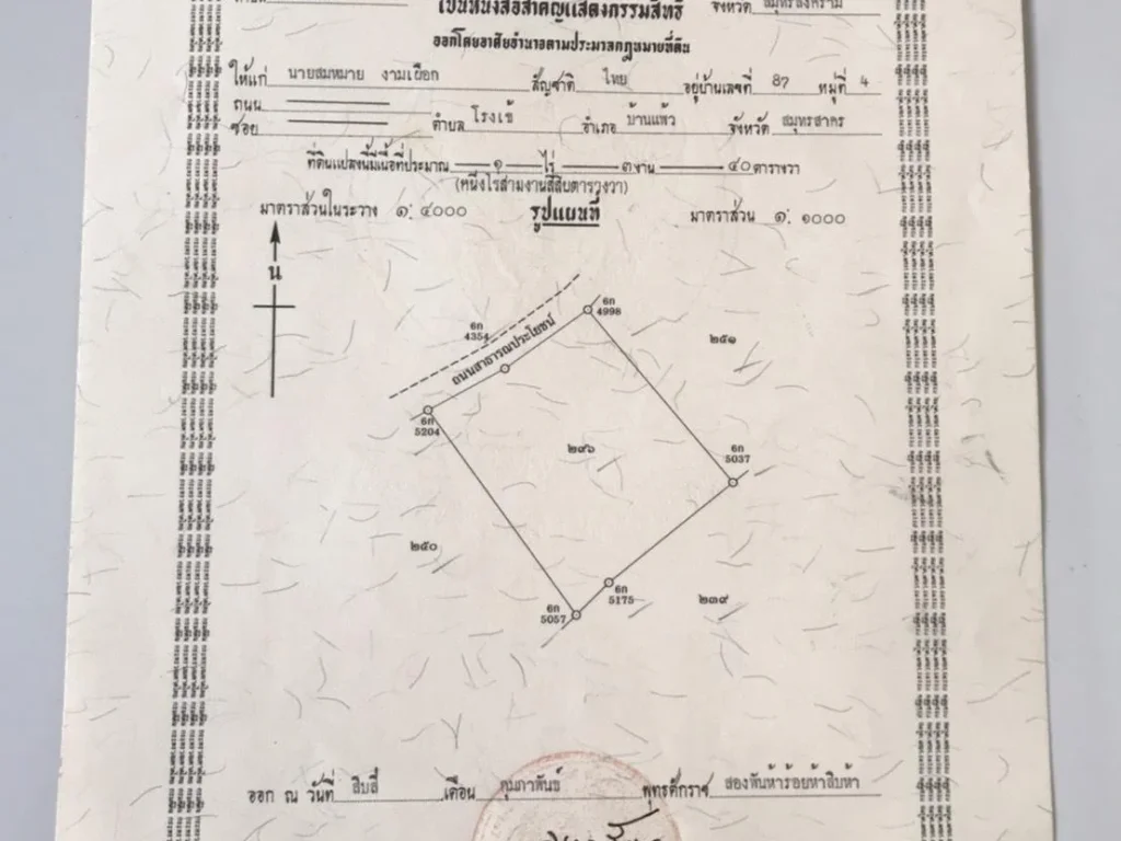 ขายที่ดิน ติดวัดแม่น้ำ ติดรีสอร์ทวัดแม่น้ำ การคมนาคมสะดวก