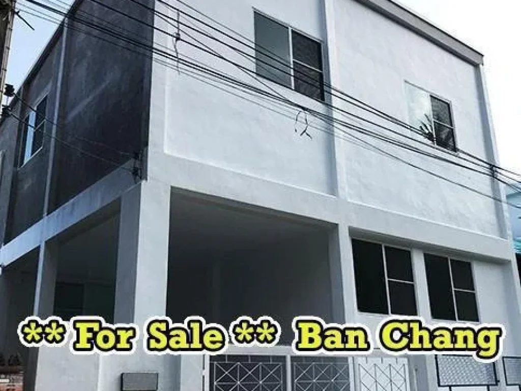 Modern Loft Beach House Close to Phla Beach Ban Chang For Sale Brand New House 85 MB