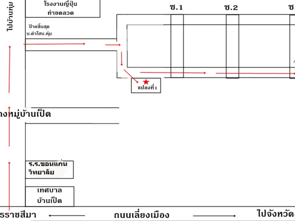 ขายที่ดินบ้านเป็ด 1 งาน 6 แสน ฟรีโอน