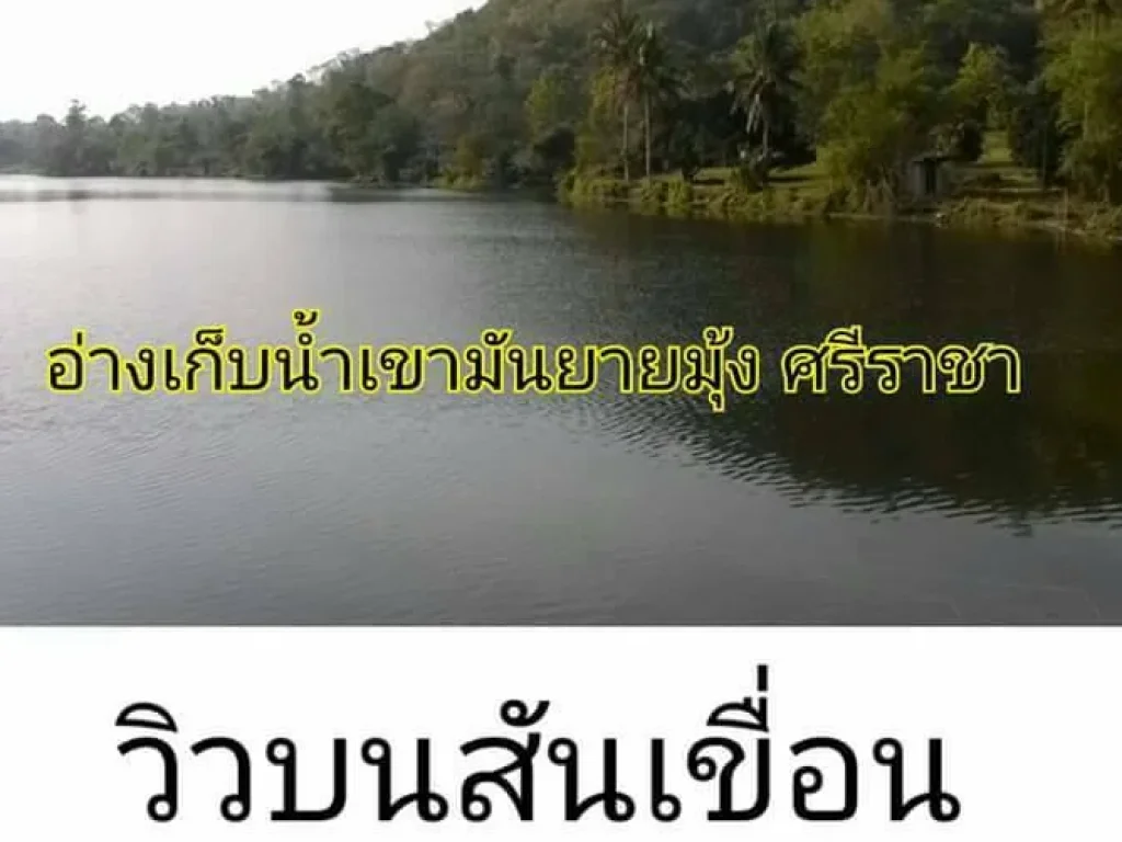 ขายยกแปลงแบ่งขาย ที่ดินวิวน้ำตก ใกล้อ่างเก็บน้ำเขามันยายบุ้ง ศรีราชา