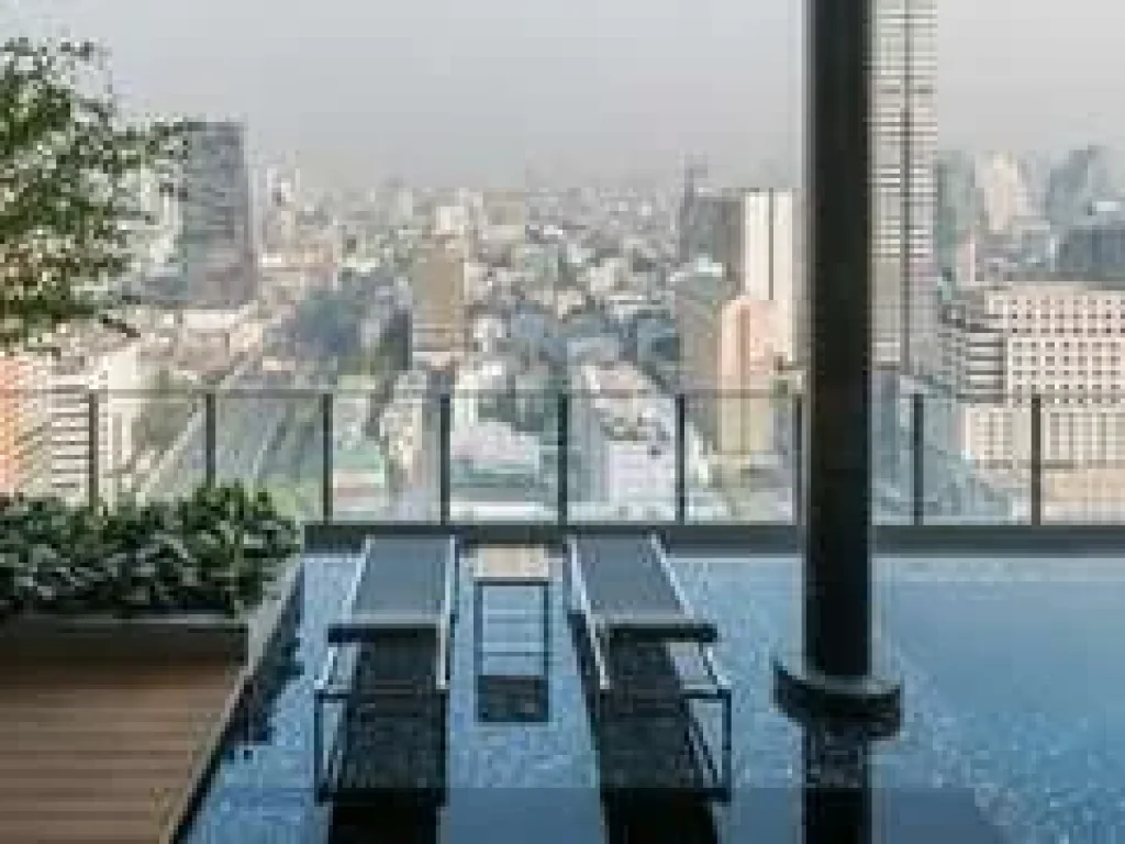 For Rent Noble Revo Silom วิวเมืองและแม่น้ำ ห้องทิศเหนือ