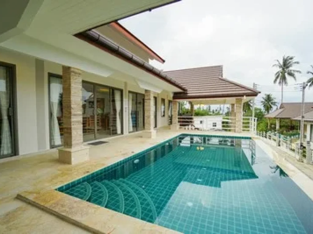 Villa ขายวิลล่าสุดหรู 3 ห้องนอน บ้านเดียว เนื้อที่เยอะ ทำเลดี ตั้งอยู่ ตบ่อผุด อเกาะสมุย สุราษฎร์ธานี