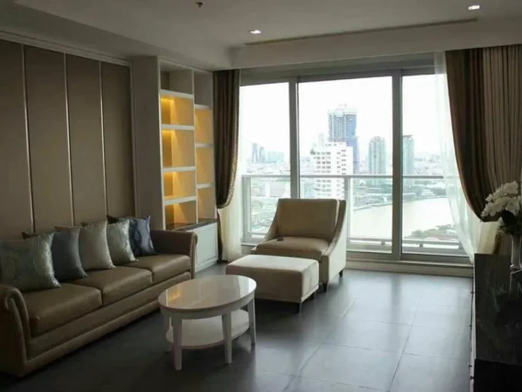 The River 2 bedrooms and 1 office room for rent at The River Charoenakorn 13 Tower B