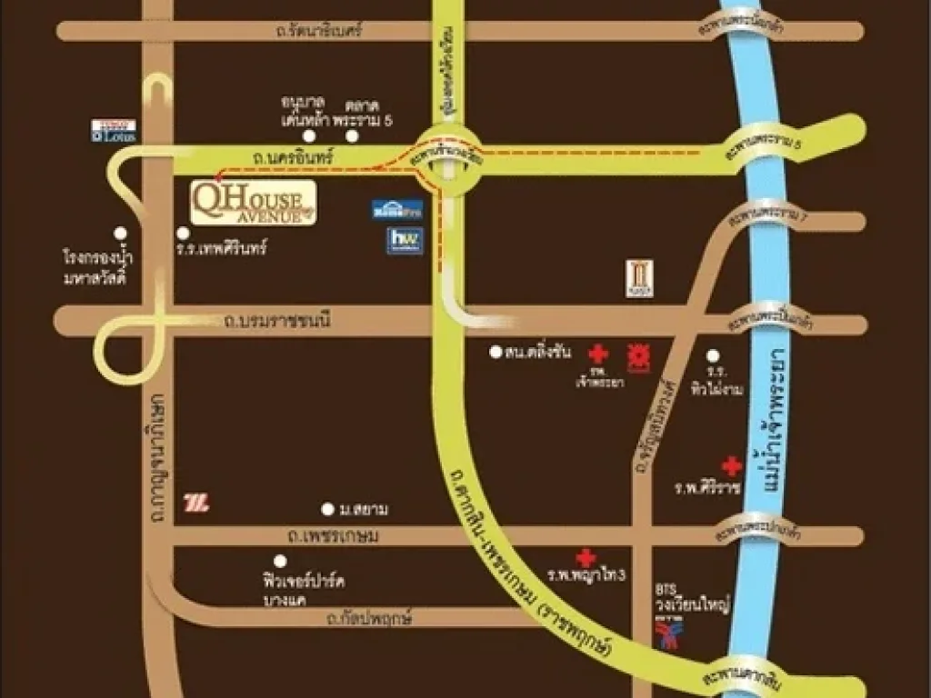 ขาย บ้านเดี่ยวQHOUSE AVENUE คิวเฮ้าส์ อเวนิว พระราม 5 South zone 162ตรวา