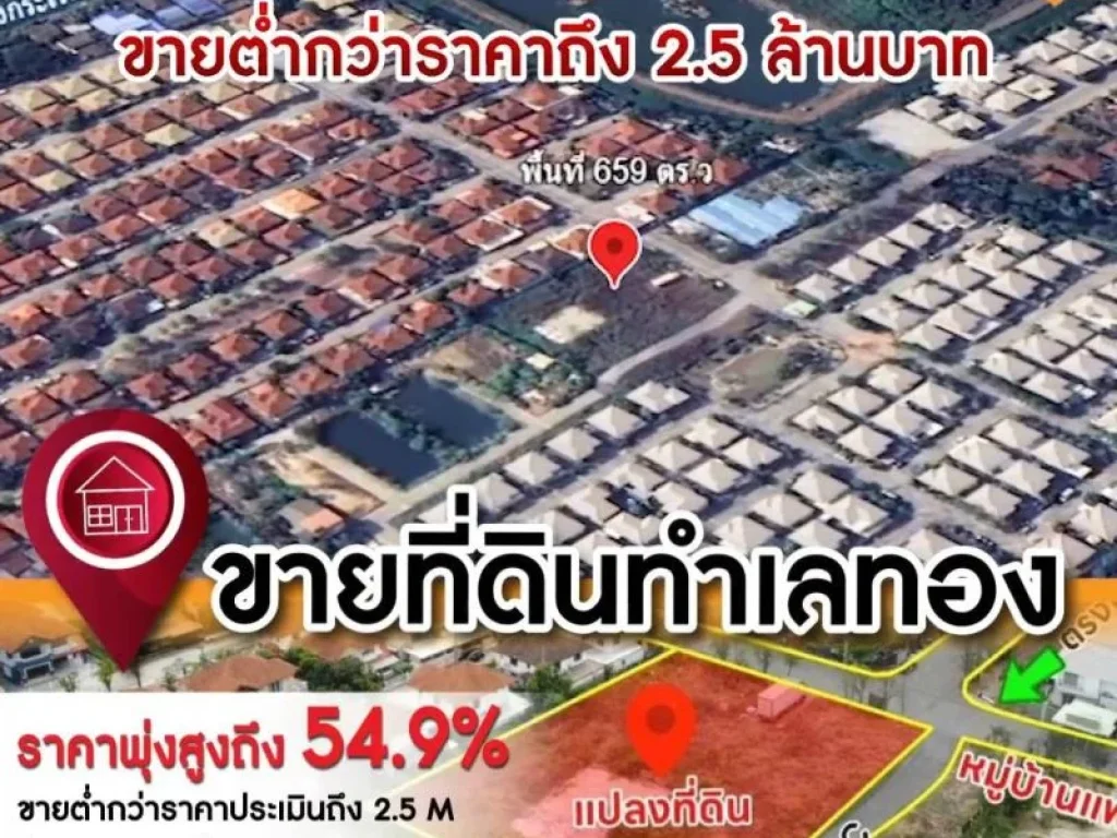 ขายที่ดินทำเลทองบางนา กม23 ถมแล้ว ขนาดพื้นที่ 659 ตรว