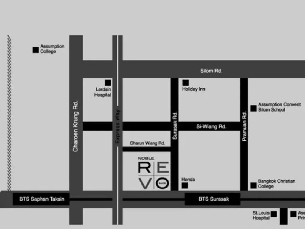 Condo Noble Revo Silom ใกล้ BTS สุรศักดิ์ ขนาด 50 ตารางเมตร 1