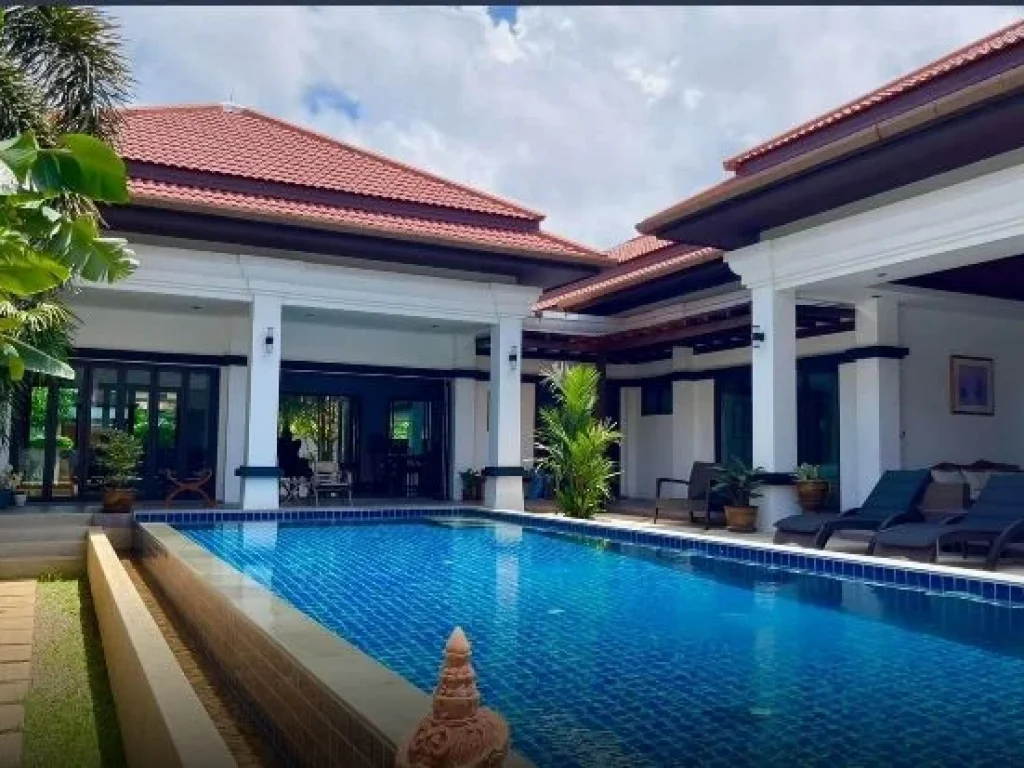 ให้เช่าบ้านเดี่ยว Pool villa for rent Bangjo Phuket