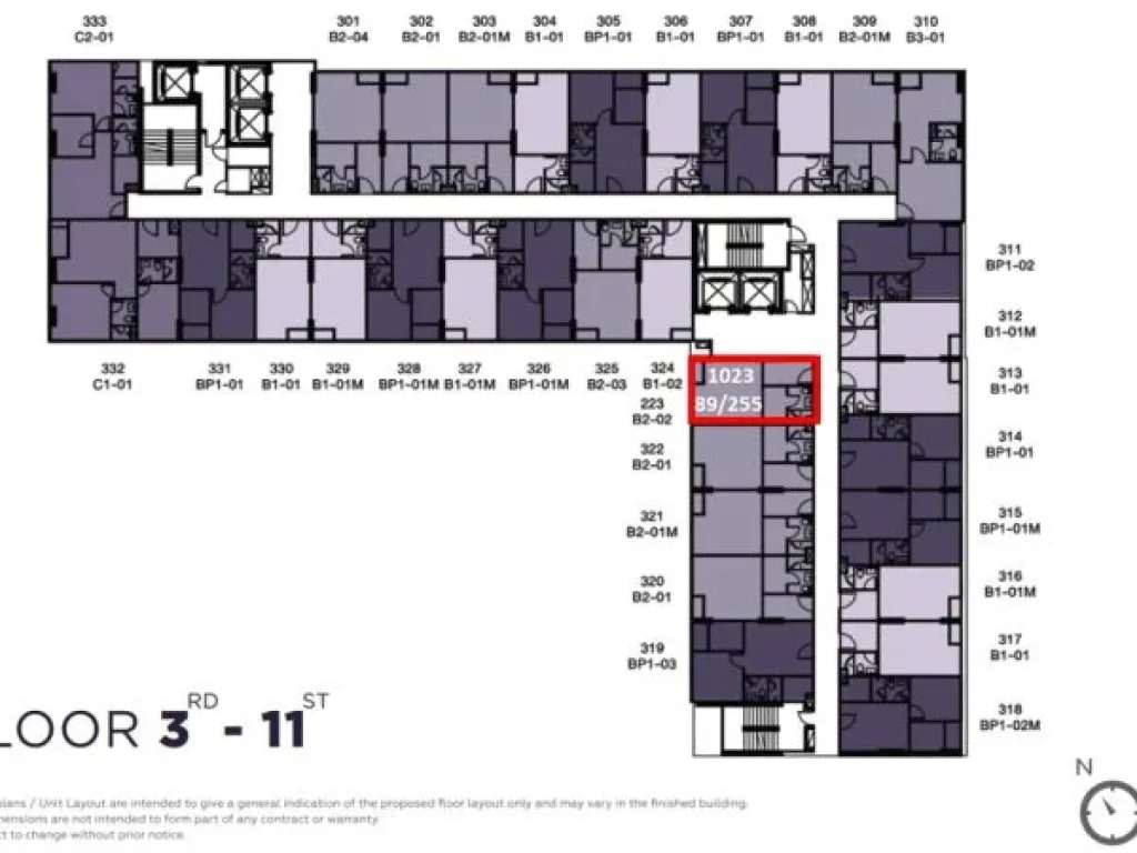 ขายคอนโด Park Origin Phayathai ห้องวิวไม่บล็อค ขนาด 296