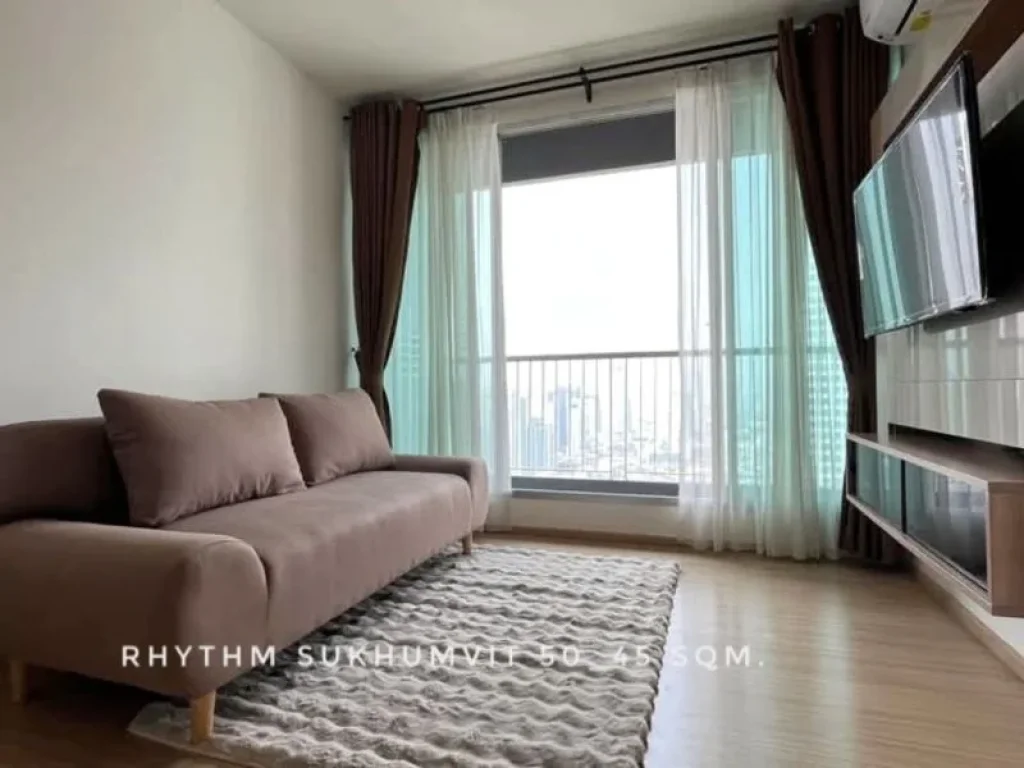 ให้เช่า คอนโด river view 1 nice bedroom Rhythm สุขุมวิท 50