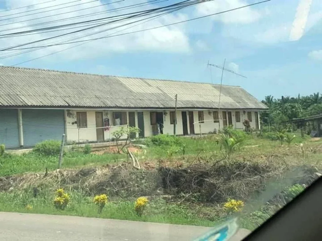 ขายถูกมาก ห้องแถว 9 ห้อง มีคนเช่าเต็ม ติดถนนใหญ่ ทำเลดี