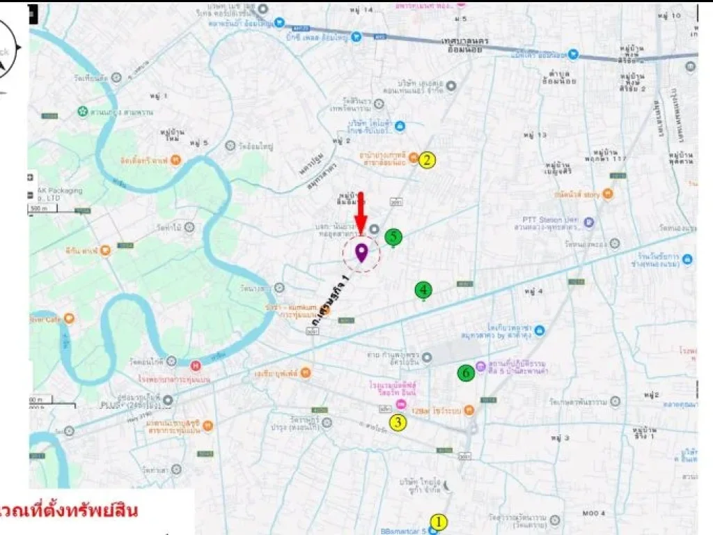 ขายที่ดิน 18-2-0 ไร่ ติดถนนเศรษฐกิจ1 ตท่าไม้ อกระทุ่มแบน