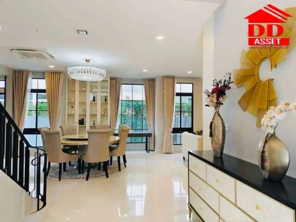 For Rent นันทวัน พระราม9 กรุงเทพกรีฑา บ้านแปลงมุม Nantawan