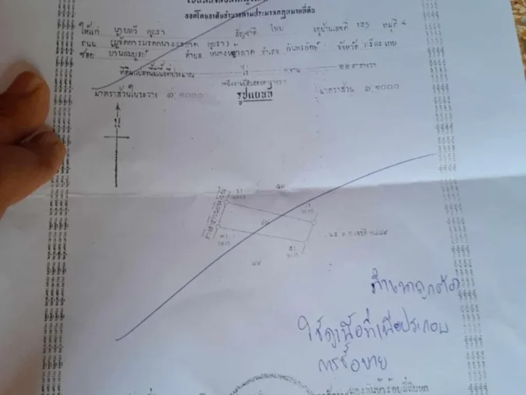 ขายที่ดินในอำเภกันทรลักษ์ จังหวัดศรีสะเกษ เนื้อท 1 งาน 22