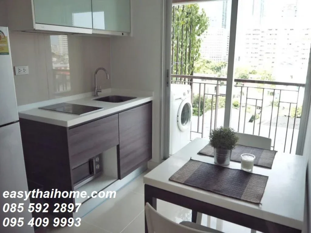 คอนโดให้เช่า Size 33 SQM 1 bed1 bath Floor 8 Centric Sathorn - Saint Louis ซอย สาทร 11 ยานนาวา สาทร 1 ห้องนอน พร้อมอยู่ ราคาถูก