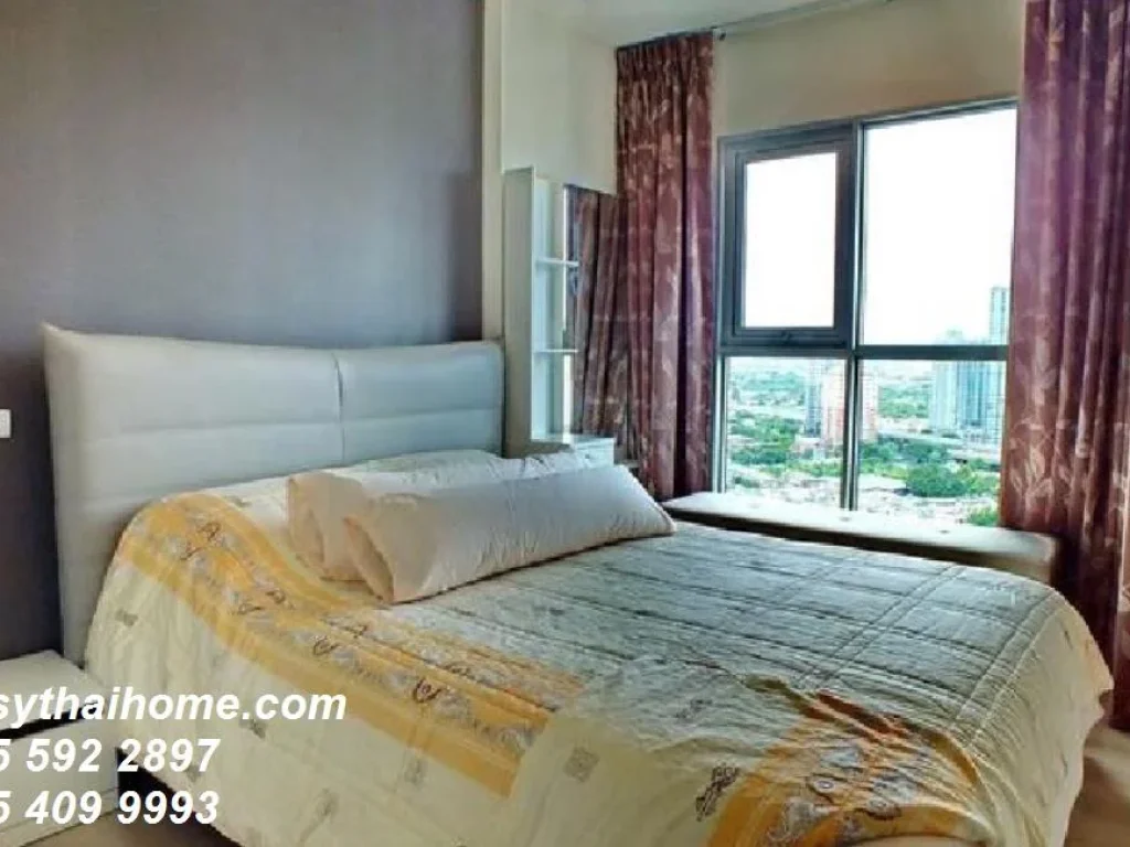 คอนโดให้เช่า Aspire sukhumvit 48 Size 32 SQM 1 bed1 bath Floor 24 ซอย สุขุมวิท 48 พระโขนง คลองเตย 1 ห้องนอน พร้อมอยู่ ราคาถูก