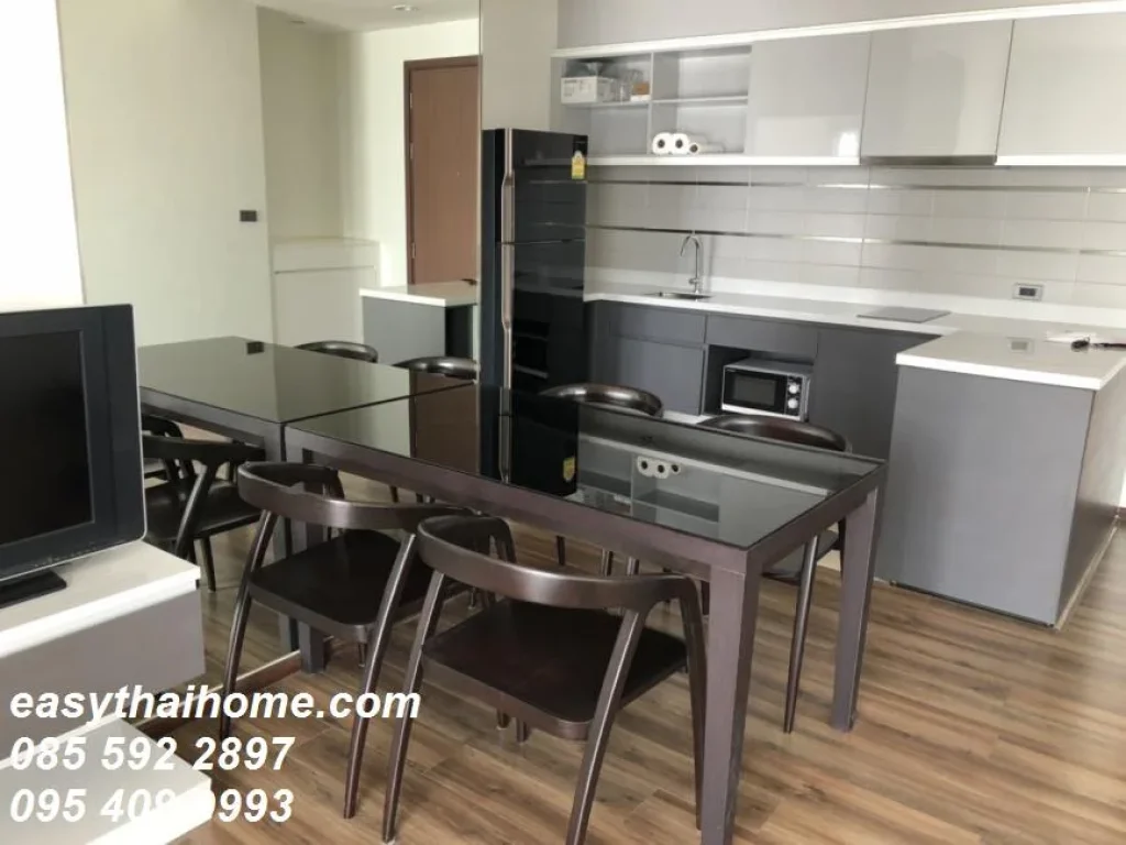 คอนโดให้เช่า WYNE Sukhumvit Size 62 SQM 2 bed2 bath Floor 27 คลองเตย 2 ห้องนอน พร้อมอยู่ ราคาถูก