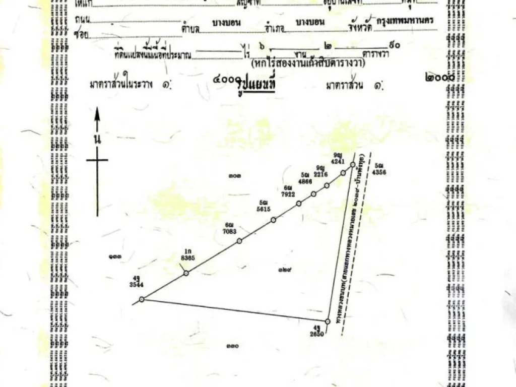 ขายที่ดินใกล้รถไฟรางคู่ในจังหวัดขอนแก่น น้ำพอง-กระนวน 