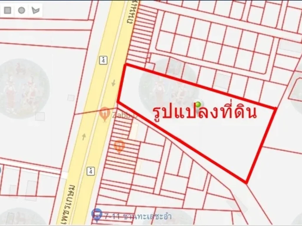 ขายที่ดินชะอำ 6 ไร่ ติดถนนเพชรเกษม ใกล้ทิวทะเลเอสเตท 144ล้านบาท 0955410849