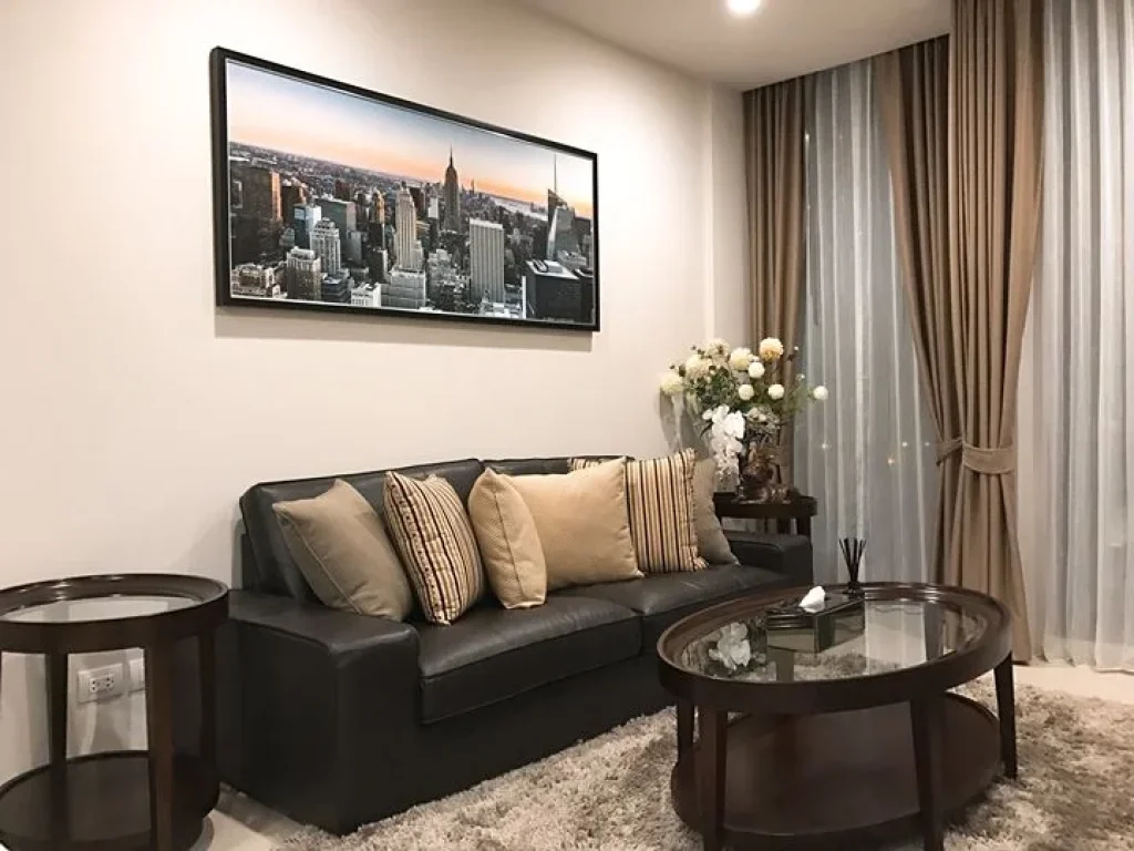 Noble Ploenchit condo for rent 1 bedroom 5595 sqm 4th floor Tower BFacing North 1 living room with private lift just 55000 M only