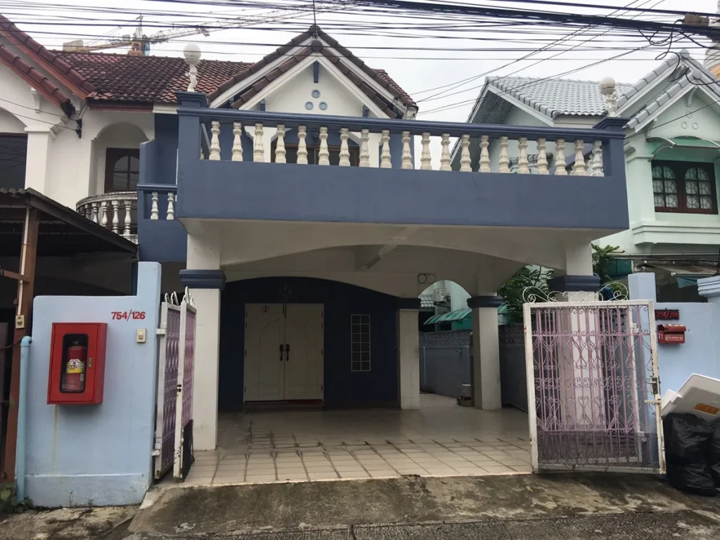 HR00633House For Rent หมู่บ้านรังสิยา สุขุมวิท 101 16000THBmonth