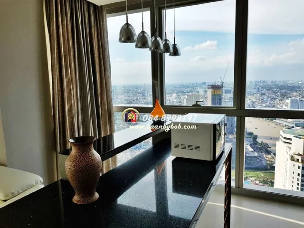 ขาย เดอะ ริเวอร์ คอนโดมิเนียม The River Condominium 109 ตรม ชั้น 58 ห้องมุม วิวแม่น้ำ