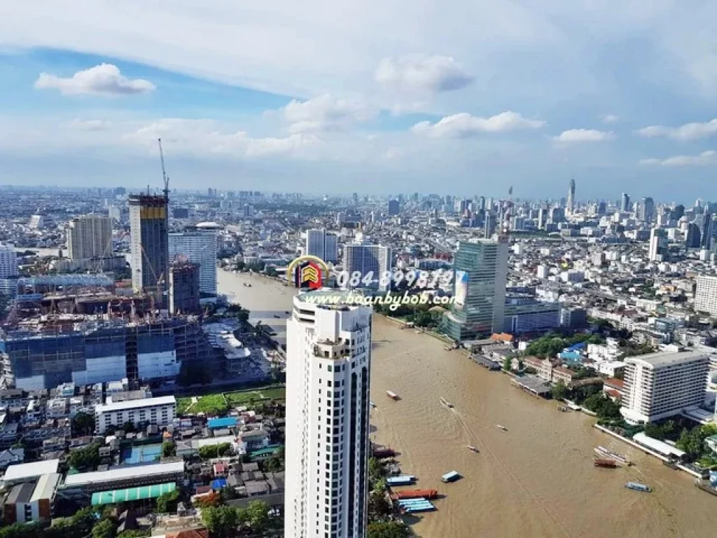 ขาย เดอะ ริเวอร์ คอนโดมิเนียม The River Condominium 109 ตรม ชั้น 58 ห้องมุม วิวแม่น้ำ