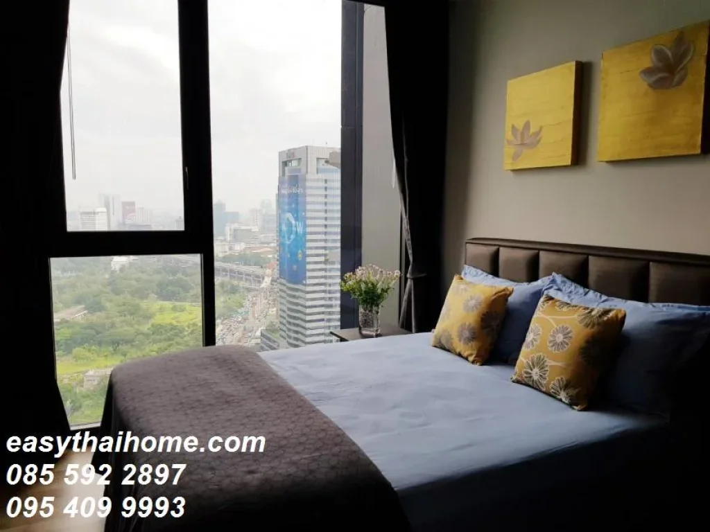 คอนโดให้เช่า THE LINE Jatujak-Mochit Size 45 SQM 1 bed1 bath Floor 35 พหลโยธิน จอมพล จตุจักร 1 ห้องนอน พร้อมอยู่ ราคาถูก