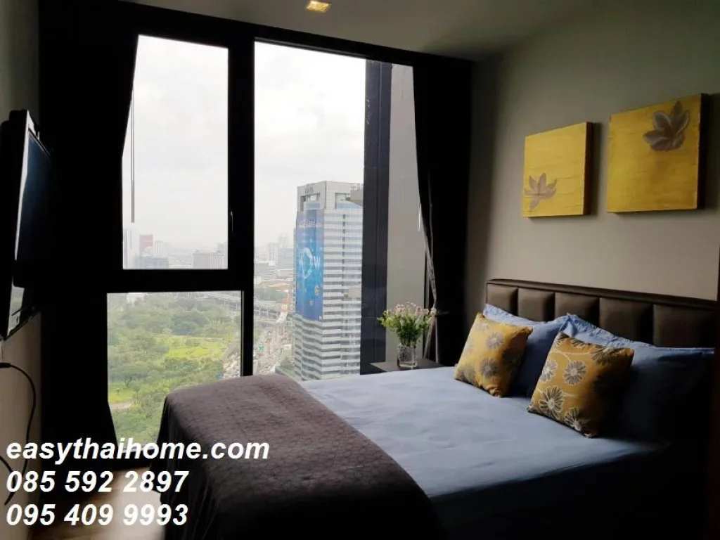 คอนโดให้เช่า THE LINE Jatujak-Mochit Size 45 SQM 1 bed1 bath Floor 35 พหลโยธิน จอมพล จตุจักร 1 ห้องนอน พร้อมอยู่ ราคาถูก