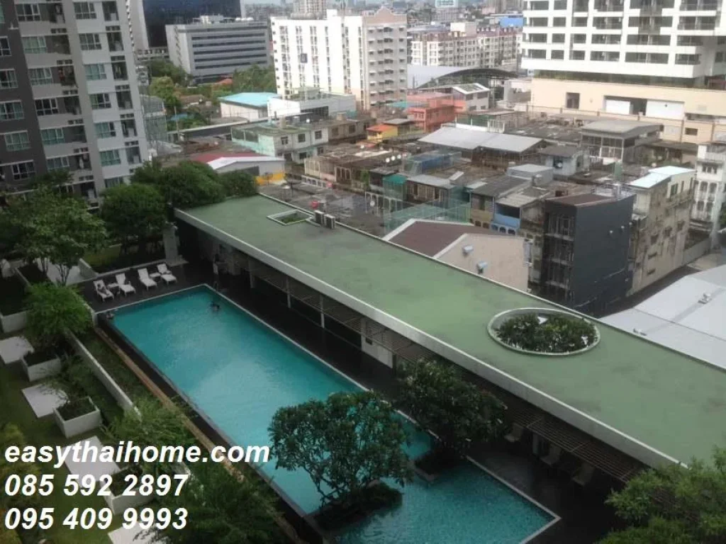 คอนโดขาย Aspire Rama 4 Size 28 SQM 1 bed1 bath Floor 12 กล้วยน้ำไท พระโขนง คลองเตย 1 ห้องนอน พร้อมอยู่ ราคาถูก