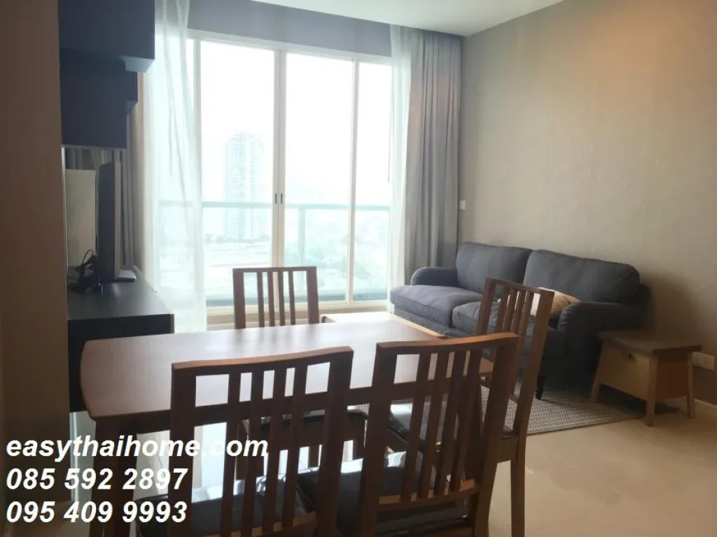 คอนโดให้เช่า Menam Residences แม่น้ำ เรสซิเดนท์ Menam Residences ซอย เจริญกรุง 725 วัดพระยาไกร บางคอแหลม 1 ห้องนอน พร้อมอยู่ ราคาถูก