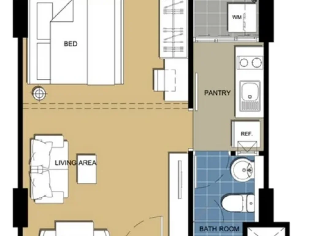 CS-8298B ขายดีคอนโด รามคำแหง 64 D CONDO RAMKHAMHAENG 64 ใกล้เดอะมอลล์บางกะปิ