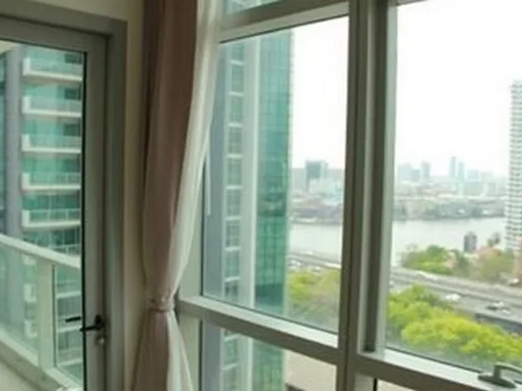 The River Charoenakorn Soi 13 1 bedroom for rent River View North Tower