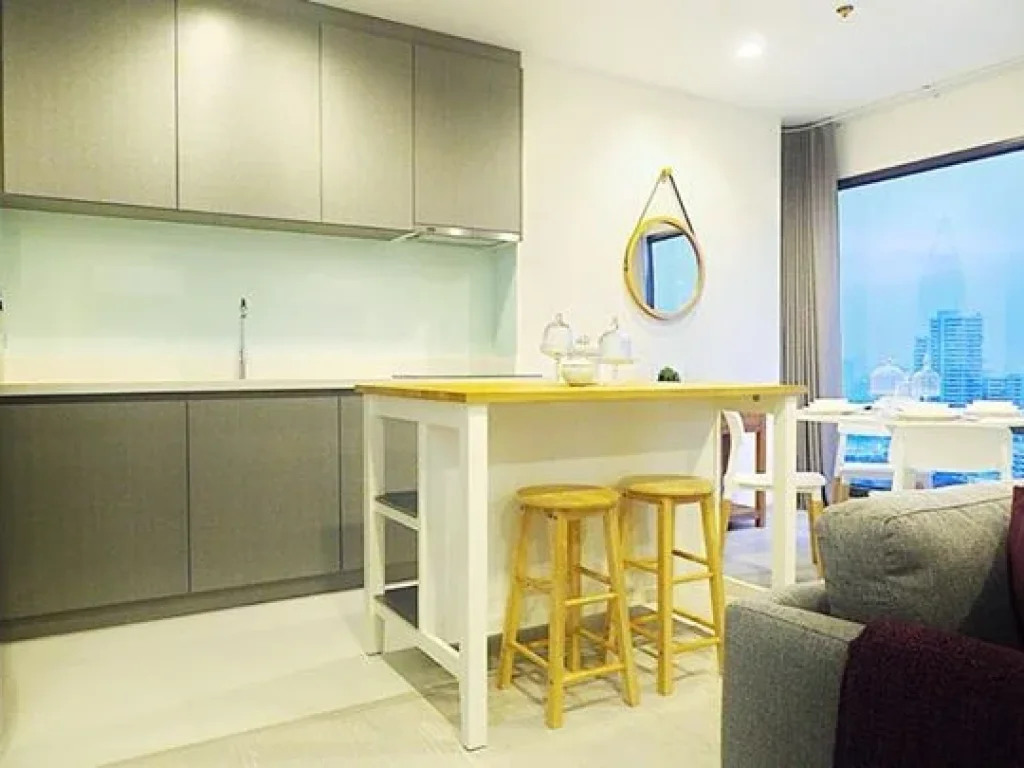 ให้เช่าคอนโด Rhythm 36-38 2 bedroom ห้องใหญ่สุดในโครงการ 88 ตรม ระเบียง Panorama