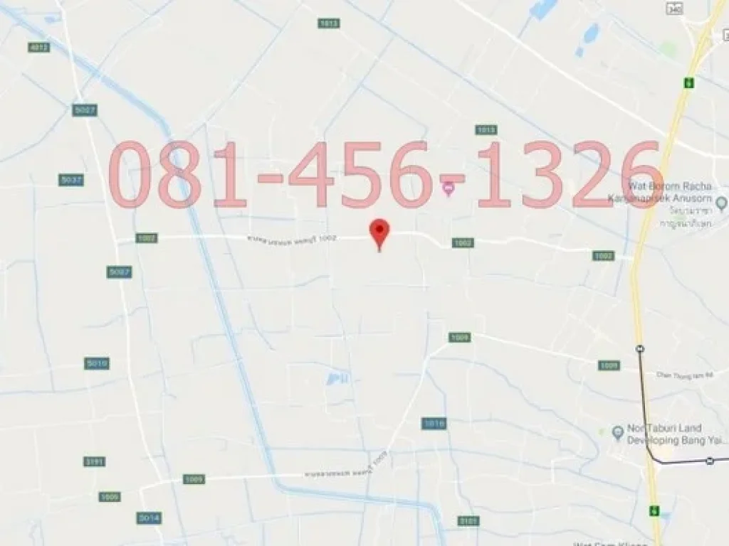 ขาย ที่ดินเปล่า 134ตรว ใกล้วัดลาดปลาดุก บางบัวทอง กว้าง29ม ลึก18ม แปลงสวย