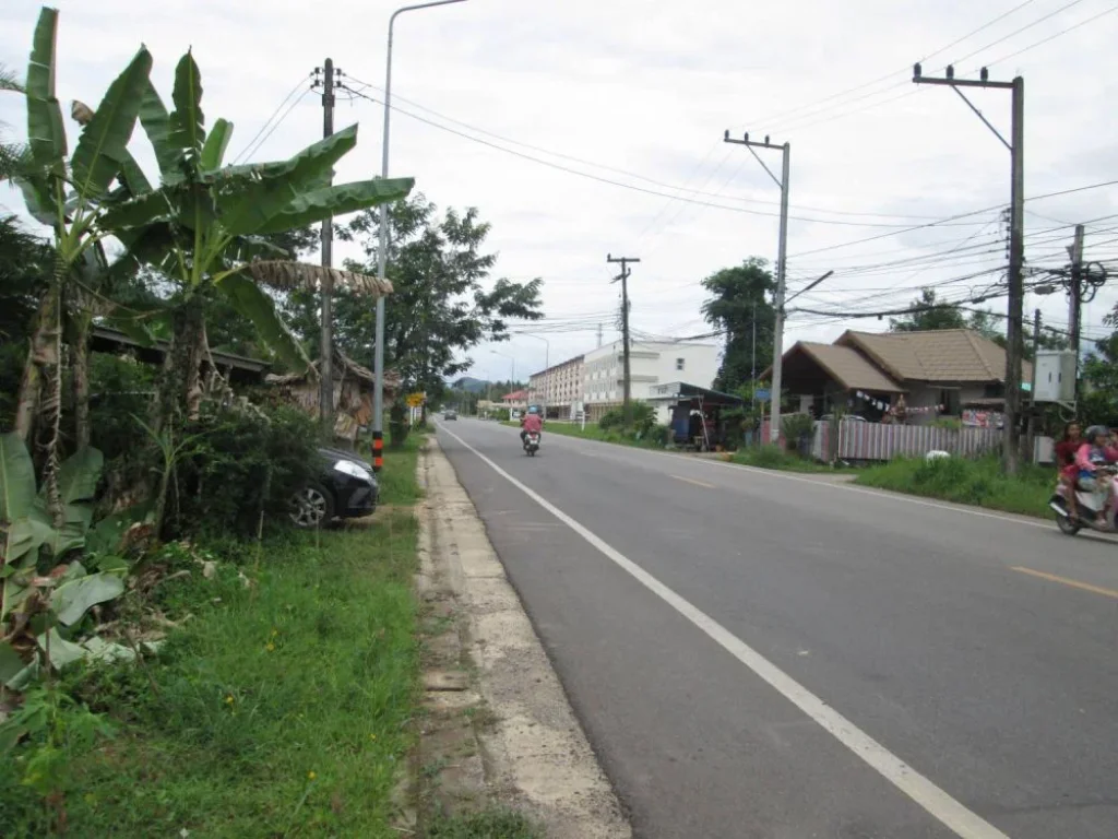 ขายที่ดินติดถนนใหญ่ เมืองชุมพร พร้อมถมให้