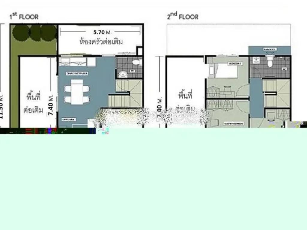 ขายทาวน์โฮม 2 ชั้น หมู่บ้านอารียา คัลเลอร์ พรีเมี่ยม ลาดปลาเค้า หลังหัวมุม