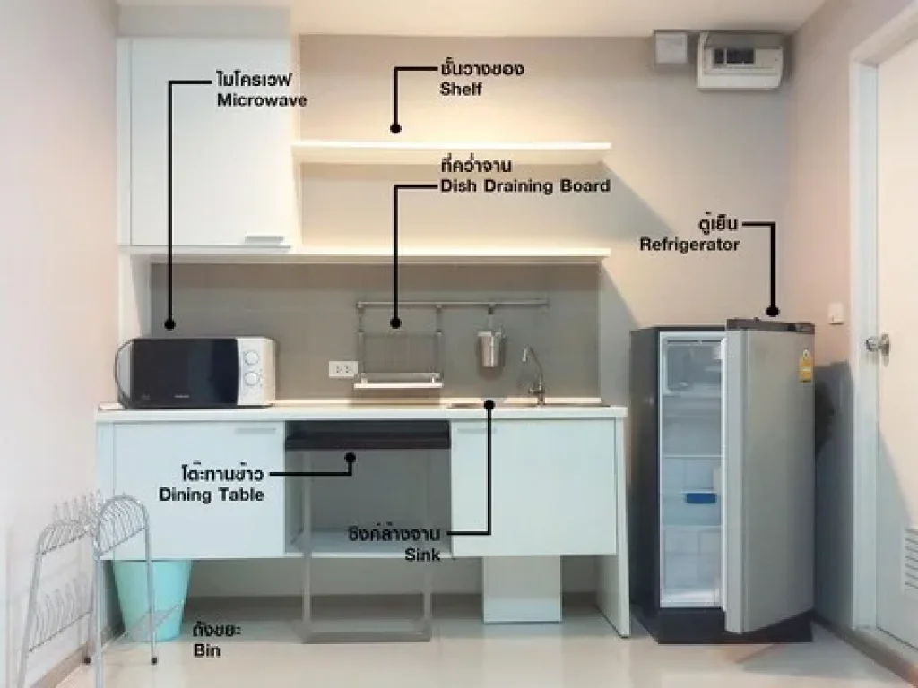 ฟรีโอน ถูกทีสุด Fuse Mobius รามคำแหง 1Bed ตึก B ชั้น17 วิวสวย หิ้วกระเป๋ามาเข้าอยู่ได้เลย