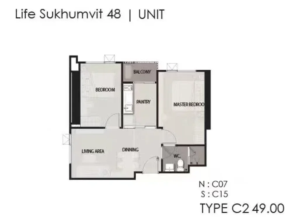 ขายคอนโด Life Sukhumvit 48 ใกล้ BTS พระโขนง ชั้น 4