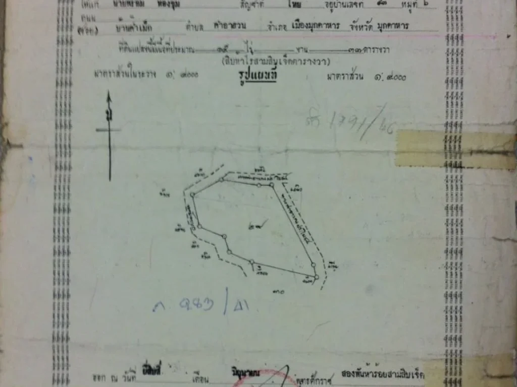 ขายที่ดิน 20 ไร่ ใกล้เลี่ยงเมืองมุกดาหาร