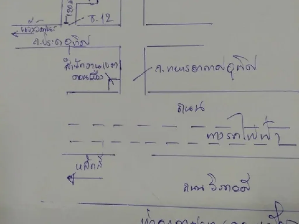 ขายที่ดินตรงข้ามสนามบินดอนเมือง1378 ตรวา พื้นที่สีส้ม ติดหมู่บ้านริมสวน