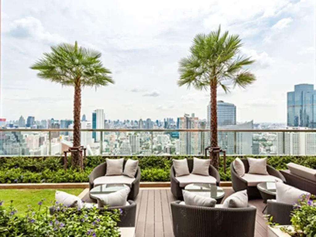 The Address Sathorn Condo New room For Rent 2 Beds 2 Bathrooms Exclusive on 36th floor with balconyfully furnished and electrical appliance 490