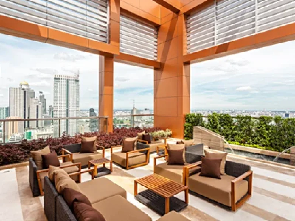 The Address Sathorn Condo New room For Rent 2 Beds 2 Bathrooms Exclusive on 36th floor with balconyfully furnished and electrical appliance 490