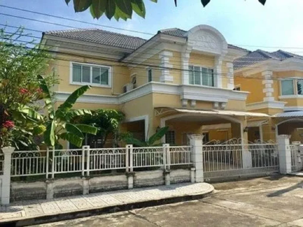 ให้เช่าบ้านเดี่ยว 2 ชั้น หมู่บ้านThe EuroPrime ใกล้สนามบินสุวรรณภูมิ 25000 บาท