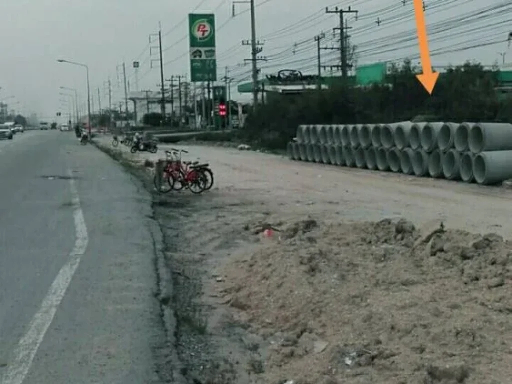 ขายที่ดิน พื้นที่สีม่วง ติดถนนสุวินทวงค์ฉะเชิงเทรา