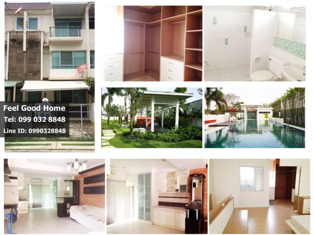 ให้เช่าทาวน์โฮม 3ชั้นเทพารักษ์ ของ Land ampamp House พร้อมเฟอนิเจอร์ ใกล้โรงพยาบาลบางนา5 ใกล้ทางด่วน ถเทพารักษ์