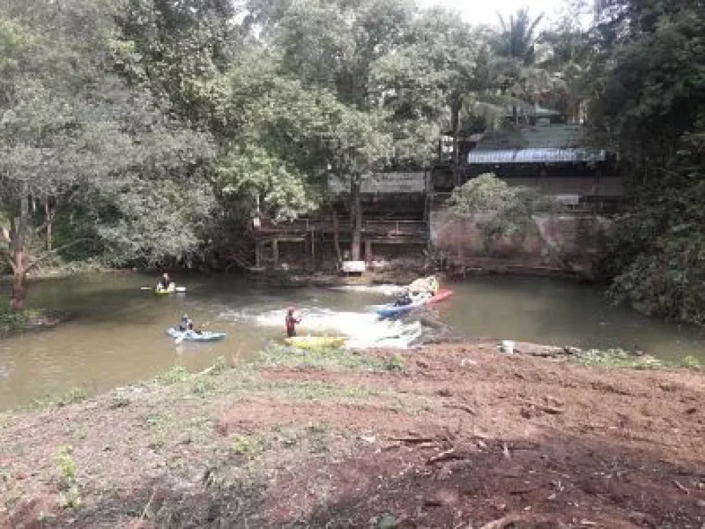 ขายที่ดินพร้อมบ้านและสวนขนาดใหญ่ลำธารล้อมรอบ ร่มรื่นสุดๆๆ ไม่ไกลถนนใหญ่ 2 นาที ปากช่อง โฉนด